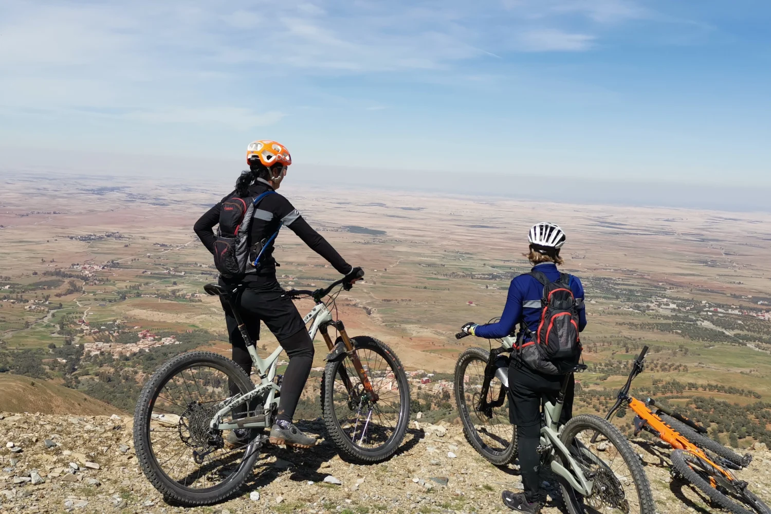 The Amizmiz Valley from a high altitude